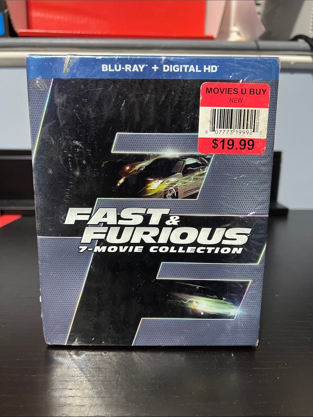 Source Unknown Fast & Furious 7-Movie Collection Blu-ray + Digital HD - Black